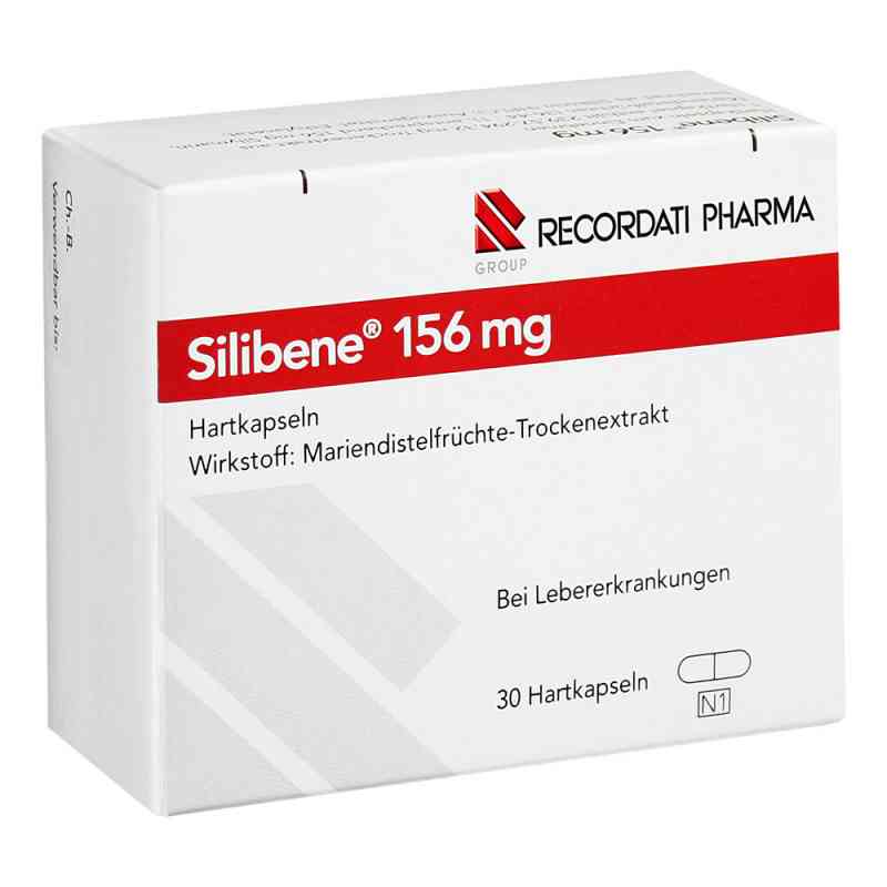 Silibene 156 Mg Hartkapseln 30 stk von Recordati Pharma GmbH PZN 06684235