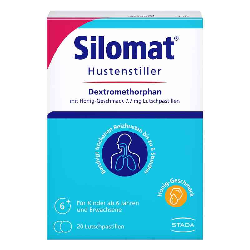 Silomat Hustenstiller DMP Honig-Geschmack Lutschpastillen 20 stk von STADA Consumer Health Deutschland GmbH PZN 18661452