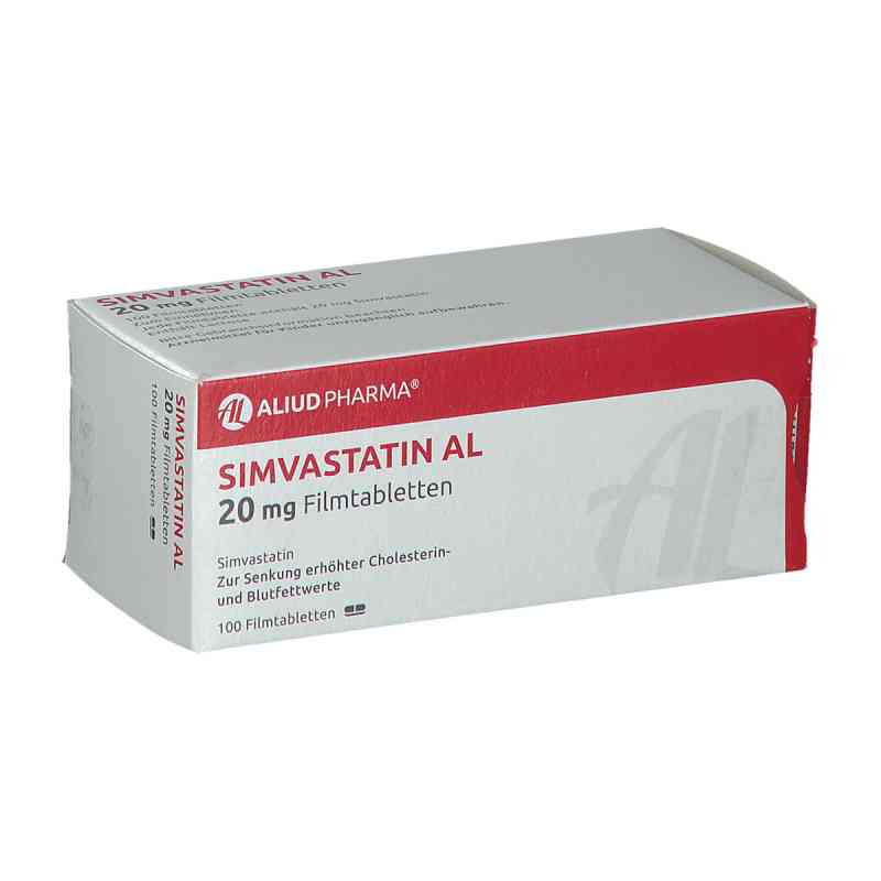 Simvastatin AL 20mg 100 stk von ALIUD Pharma GmbH PZN 04105026