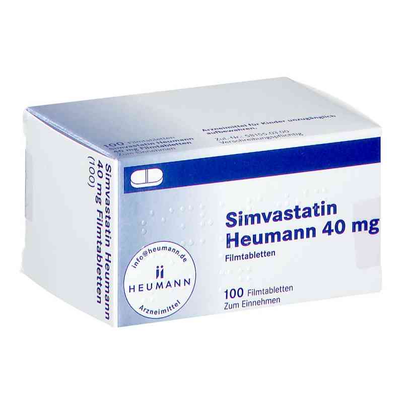 Simvastatin Heumann 40mg 100 stk von HEUMANN PHARMA GmbH & Co. Generi PZN 02765391