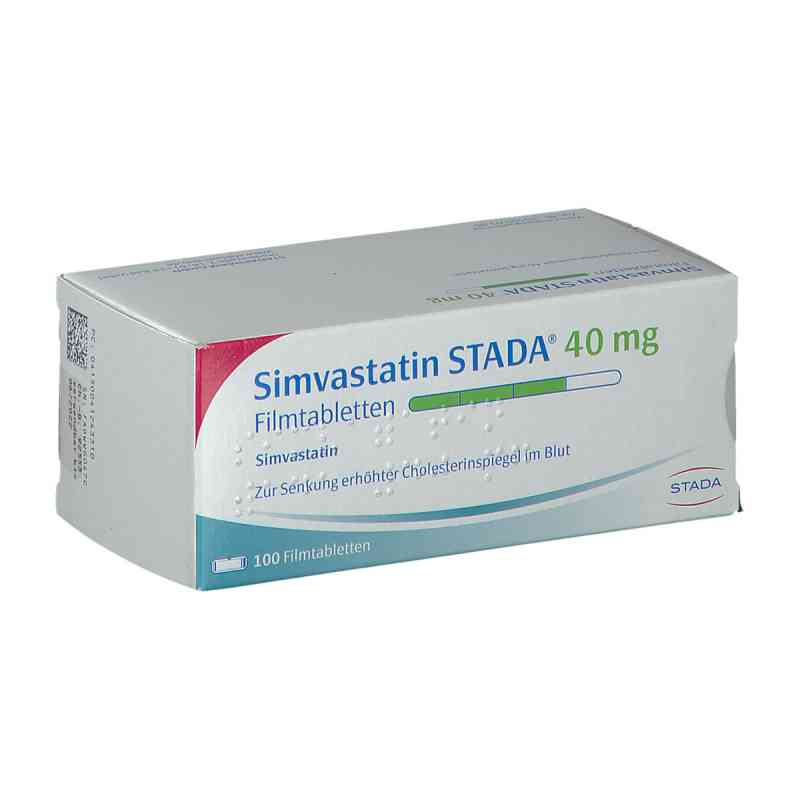 Simvastatin STADA 40mg 100 stk von STADAPHARM GmbH PZN 04124331