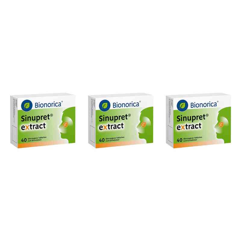 Sinupret Extract überzogene Tabletten 3x40 stk von Bionorica SE PZN 08106348
