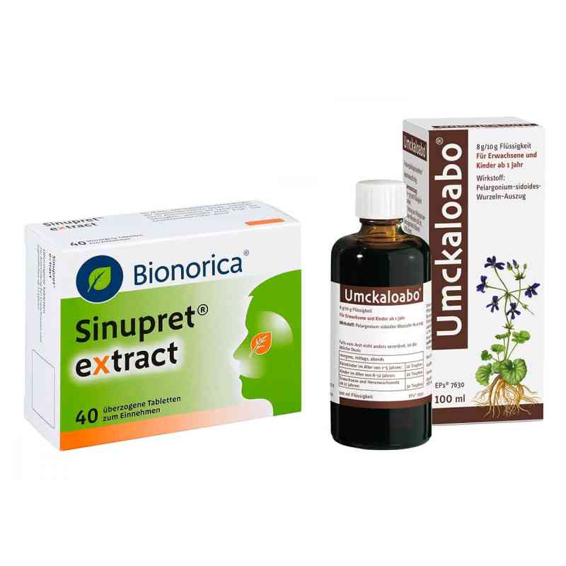 Sinupret extract überzogene Tabletten & Umckaloabo Flüssig 1 Pck von  PZN 08105134