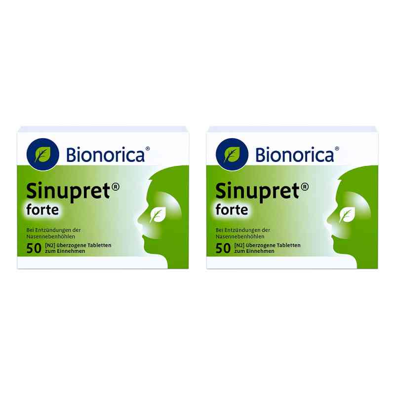 Sinupret forte überzogene Tabletten 2x50 stk von Bionorica SE PZN 08106338