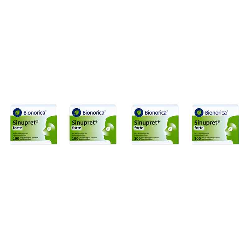 Sinupret Forte überzogene Tabletten 4x100 stk von Bionorica SE PZN 08106343