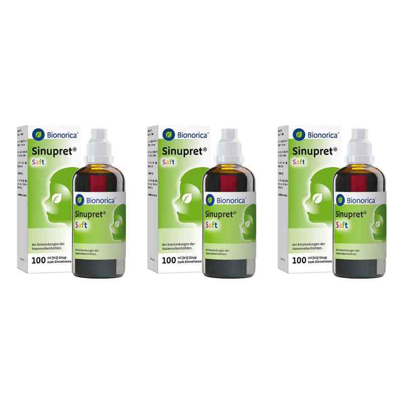 Sinupret Saft 3x100 ml von Bionorica SE PZN 08106264