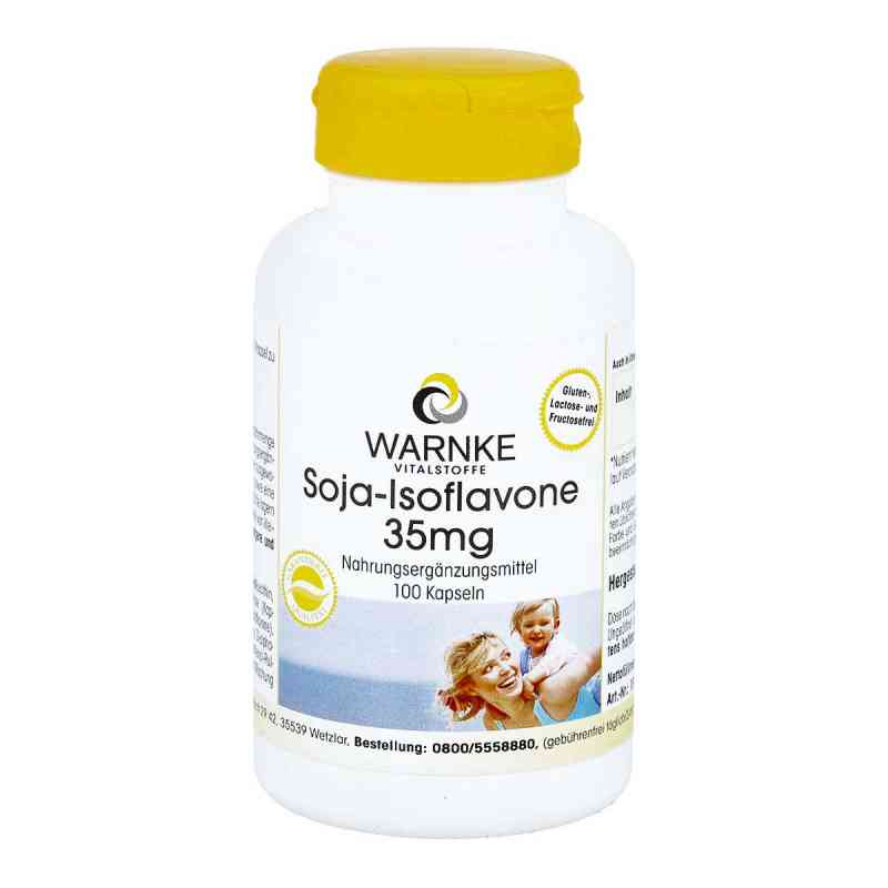 Soja Isoflavone 35 mg Kapseln 100 stk von Warnke Vitalstoffe GmbH PZN 02480429
