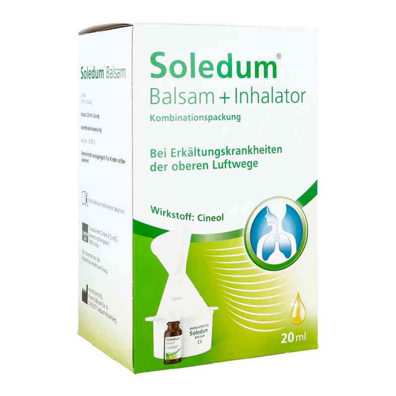 Soledum Balsam Flüssig Mit Inhalator 20 ml von MCM KLOSTERFRAU Vertr. GmbH PZN 03409853