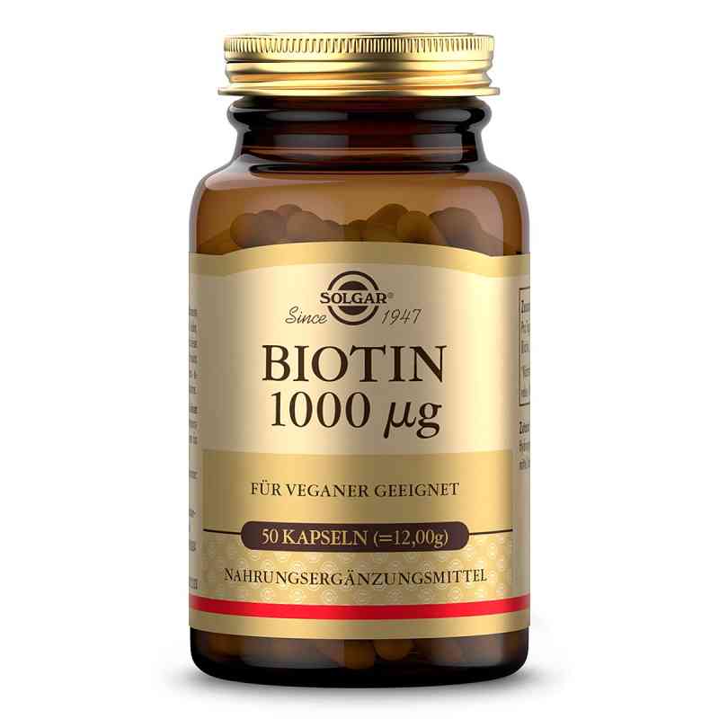 Solgar Biotin 1000 µg Kapseln 50 stk von pro medico Handels GmbH PZN 19500834