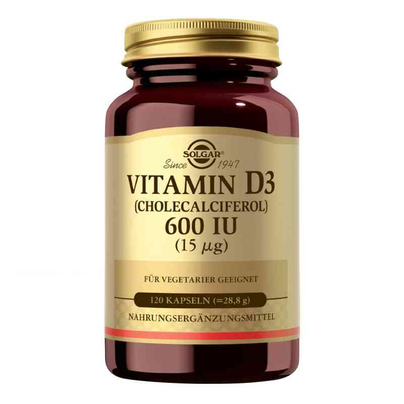 Solgar Vitamin D3 600 I.e. Kapseln 120 stk von pro medico Handels GmbH PZN 18814772