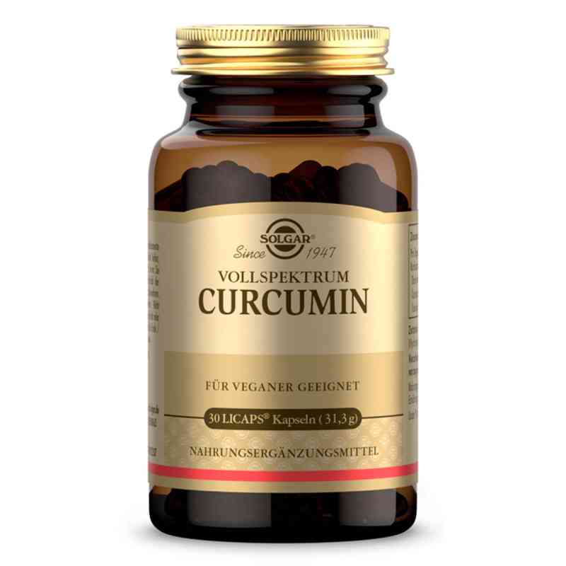 Solgar Vollspektrum Curcumin Kapseln 30 stk von pro medico Handels GmbH PZN 19500863