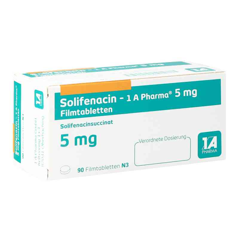 Solifenacin-1a Pharma 5 mg Filmtabletten 90 stk von 1 A Pharma GmbH PZN 14440932