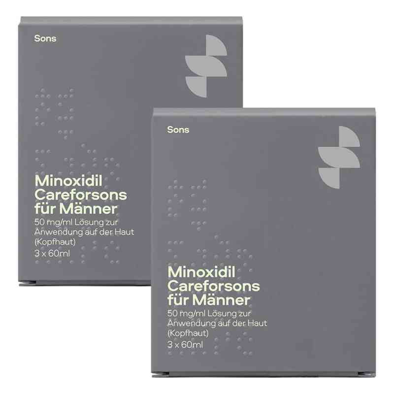 Sons Minoxidil Careforsons Männer 50 Mg/ml Lösung 2x3X60 ml von CAREFORSONS IRELAND LIMITED PZN 08107523