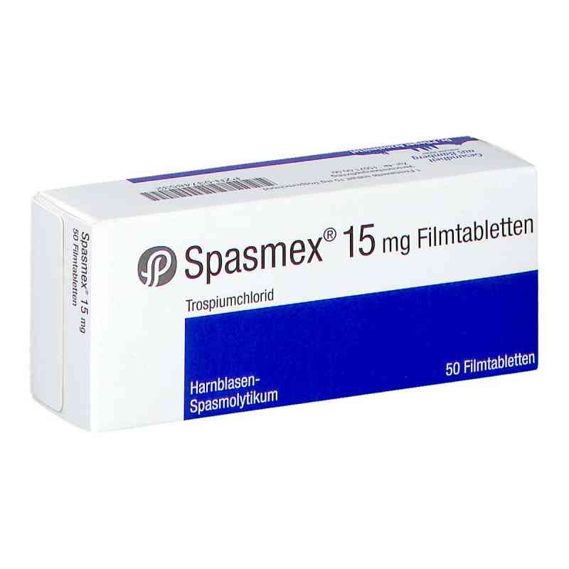 Spasmex 15 Filmtabletten 50 stk von Dr. Pfleger Arzneimittel GmbH PZN 03748532