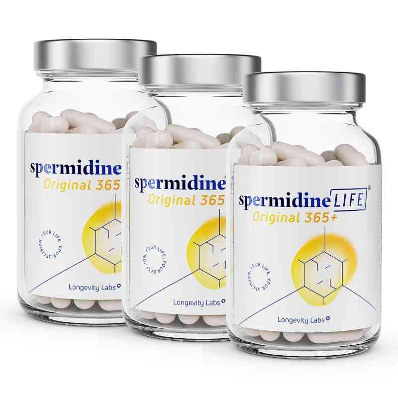 SpermidineLife Original 365+ Kapseln 3X60 stk von MedGoNET GmbH PZN 17467498