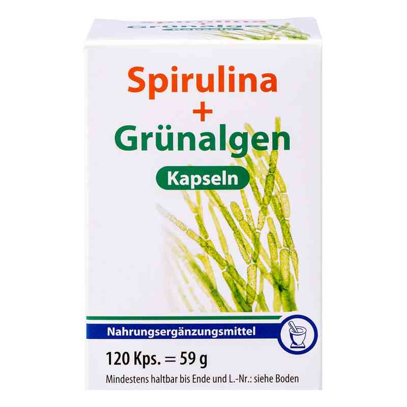 Spirulina + Grünalgen Kapseln 120 stk von Pharma Peter GmbH PZN 04012508