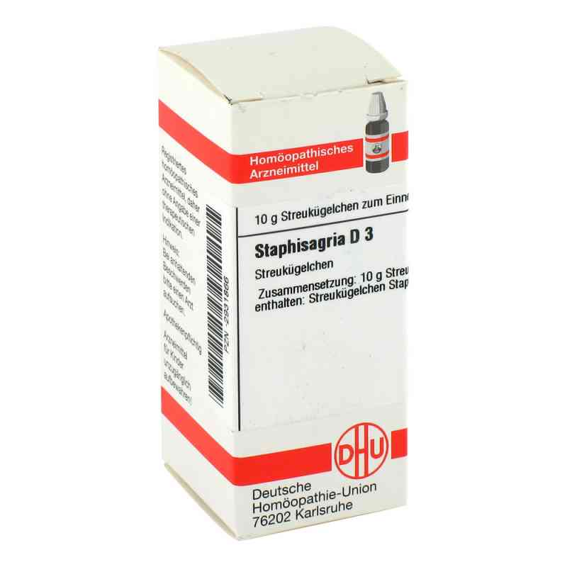 Staphisagria D3 Globuli 10 g von DHU-Arzneimittel GmbH & Co. KG PZN 02931866