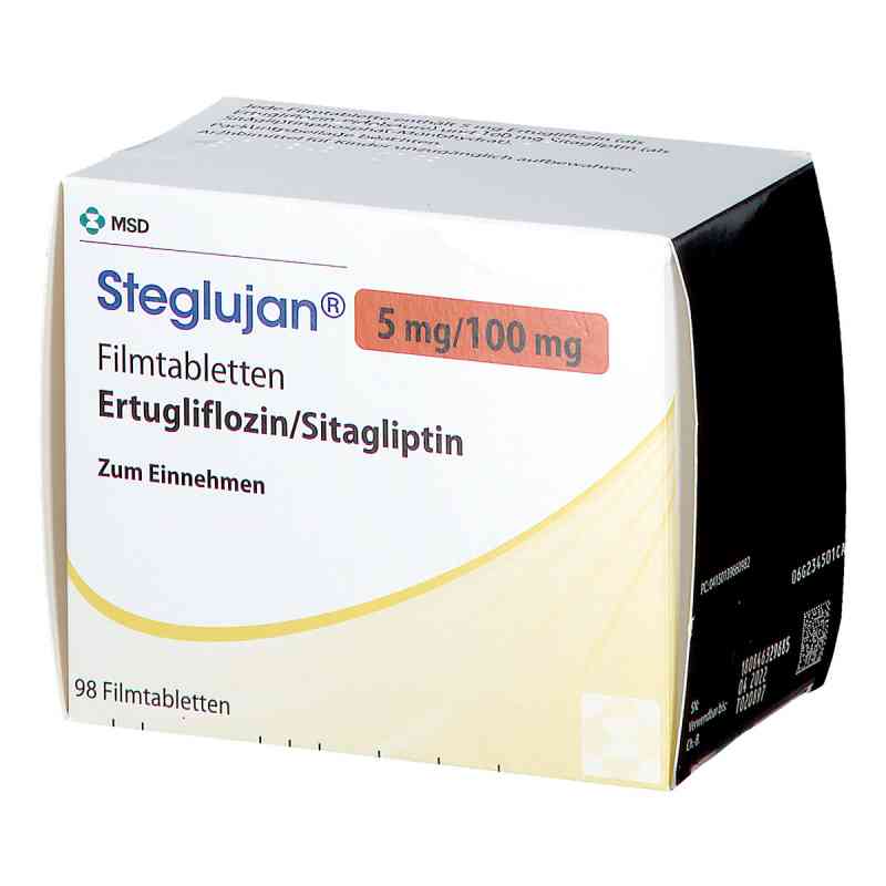 Steglujan 5 mg/100 mg Filmtabletten 98 stk von MSD Sharp & Dohme GmbH PZN 13966098