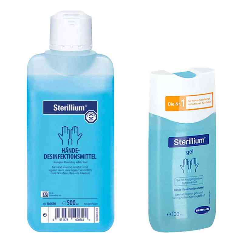 Sterillium Lösung Händedesinfektion & Händedesinfektion Gel 1 Pck von PAUL HARTMANN AG PZN 08103111