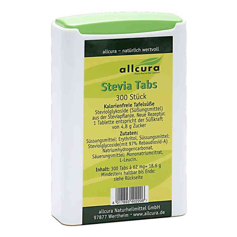 Stevia Tabs Tabletten 300 stk von allcura Naturheilmittel GmbH PZN 07796025