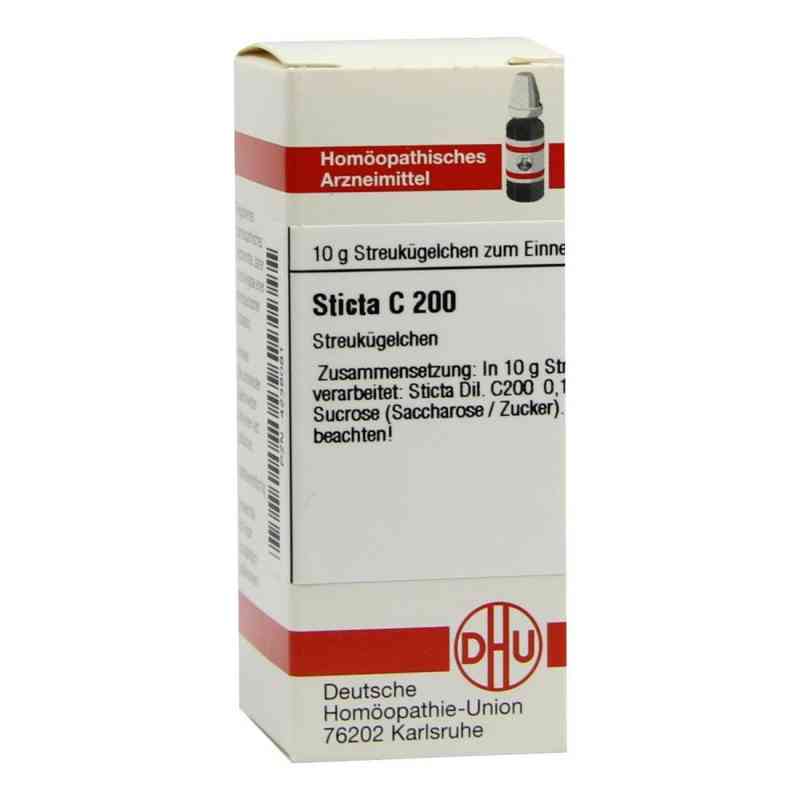 Sticta C200 Globuli 10 g von DHU-Arzneimittel GmbH & Co. KG PZN 04238081