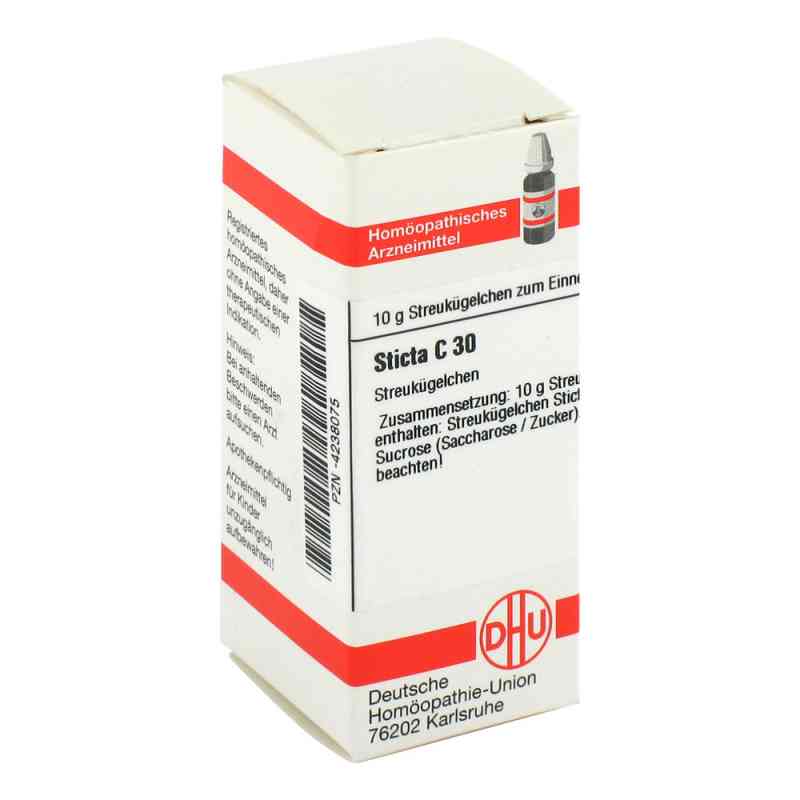 Sticta C30 Globuli 10 g von DHU-Arzneimittel GmbH & Co. KG PZN 04238075