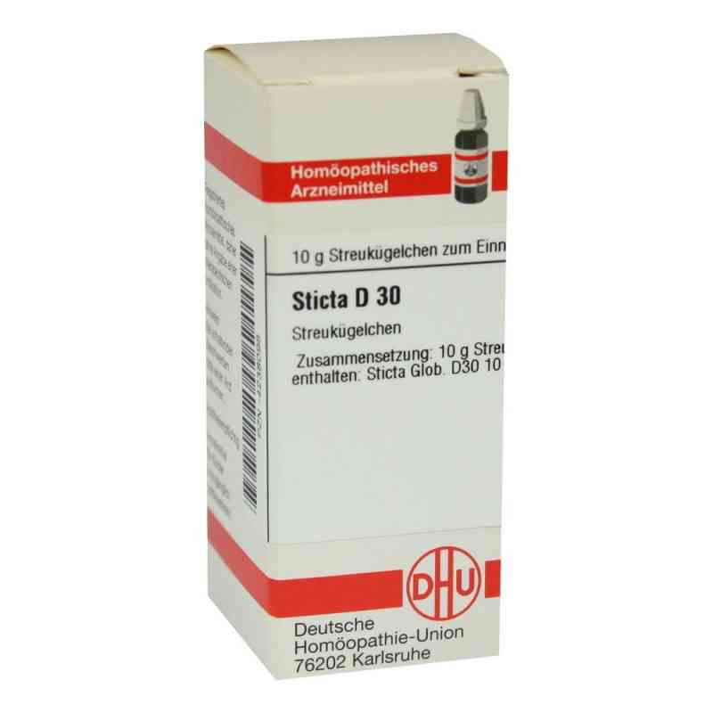 Sticta D30 Globuli 10 g von DHU-Arzneimittel GmbH & Co. KG PZN 04238098