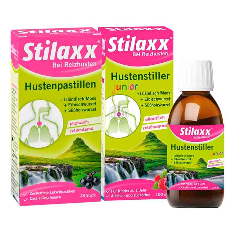 Stilaxx Hustenstiller Junior & Hustenpastillen 1 Pck von MEDICE Arzneimittel Pütter GmbH&Co.KG PZN 08102886