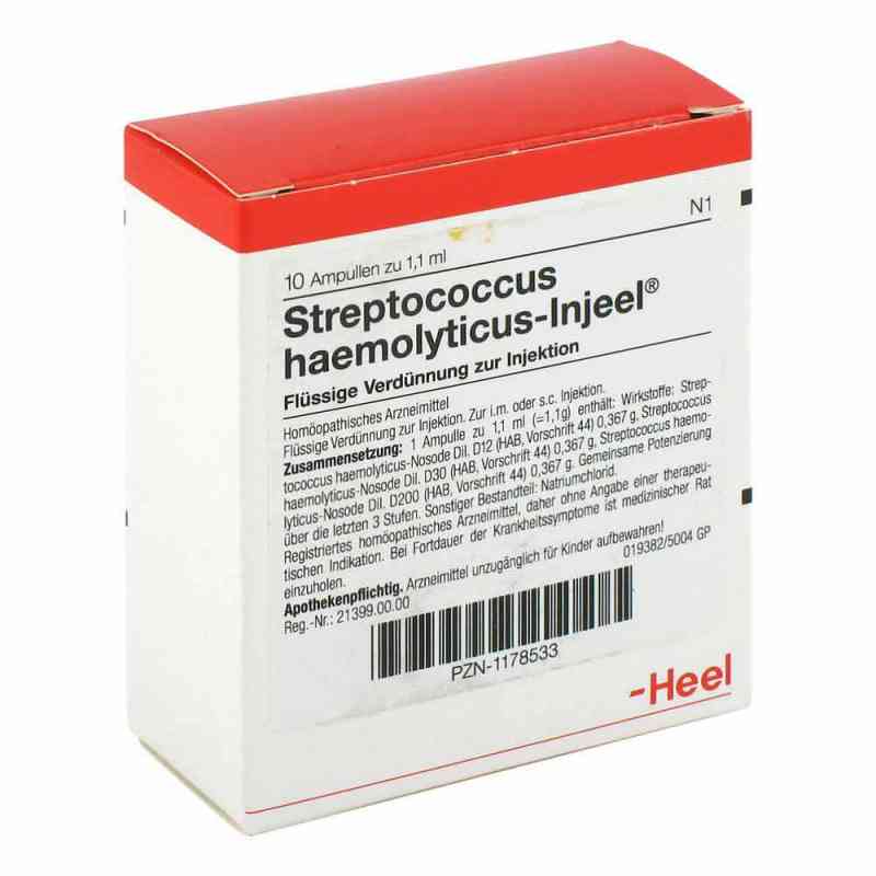 Streptococcus Haemolyticus Injeel Ampullen 10 stk von Biologische Heilmittel Heel GmbH PZN 01178533