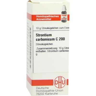 Strontium Carbonicum C200 Globuli 10 g von DHU-Arzneimittel GmbH & Co. KG PZN 07459948