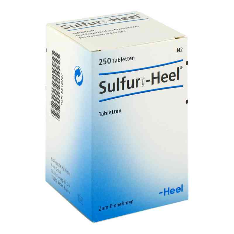 Sulfur Comp.heel Tabletten 250 stk von Biologische Heilmittel Heel GmbH PZN 08818987