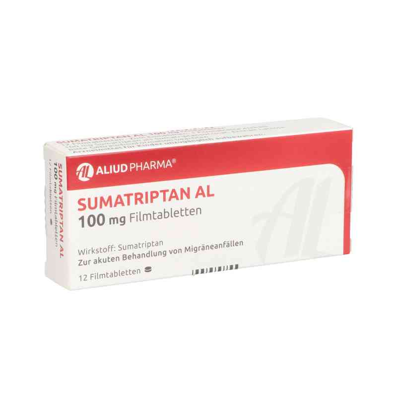 Sumatriptan AL 100mg 12 stk von ALIUD Pharma GmbH PZN 04782011