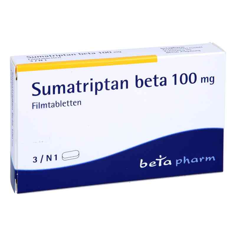 Sumatriptan beta 100mg 3 stk von betapharm Arzneimittel GmbH PZN 00126907