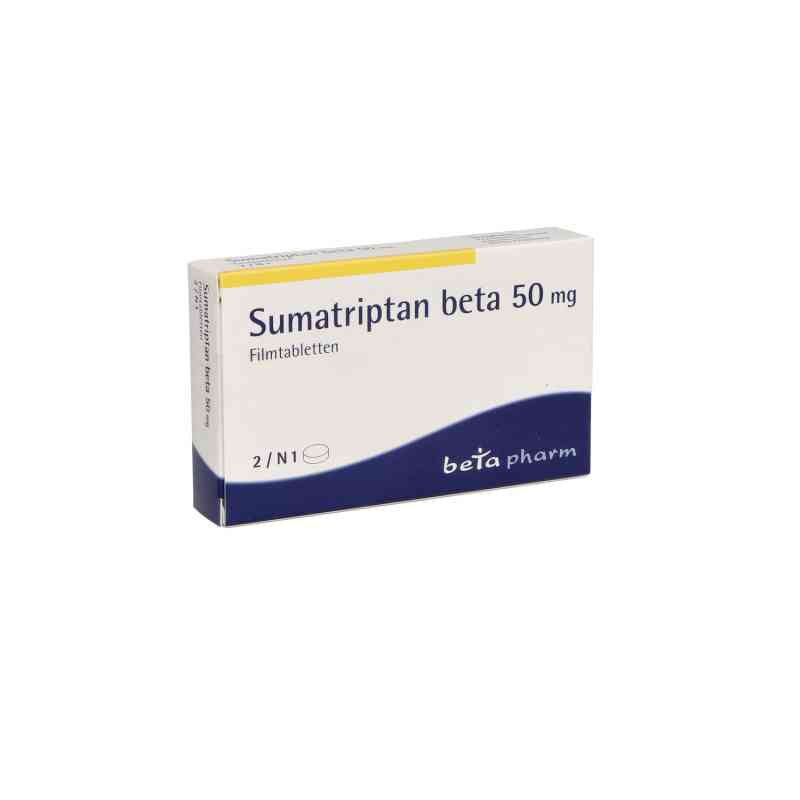 Sumatriptan beta 50mg 2 stk von betapharm Arzneimittel GmbH PZN 00118078
