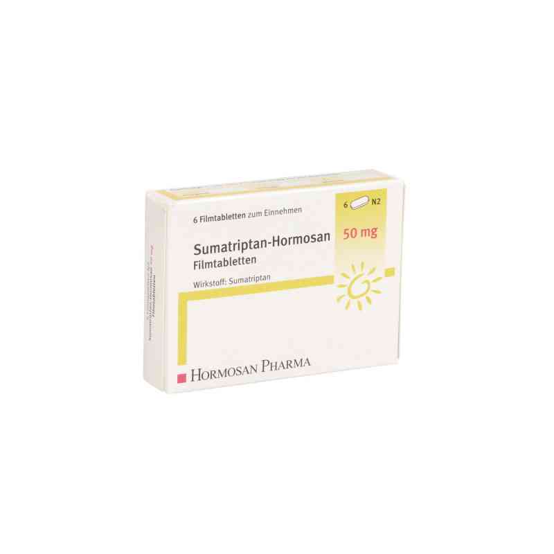 Sumatriptan-Hormosan 50mg 6 stk von HORMOSAN Pharma GmbH PZN 10998407