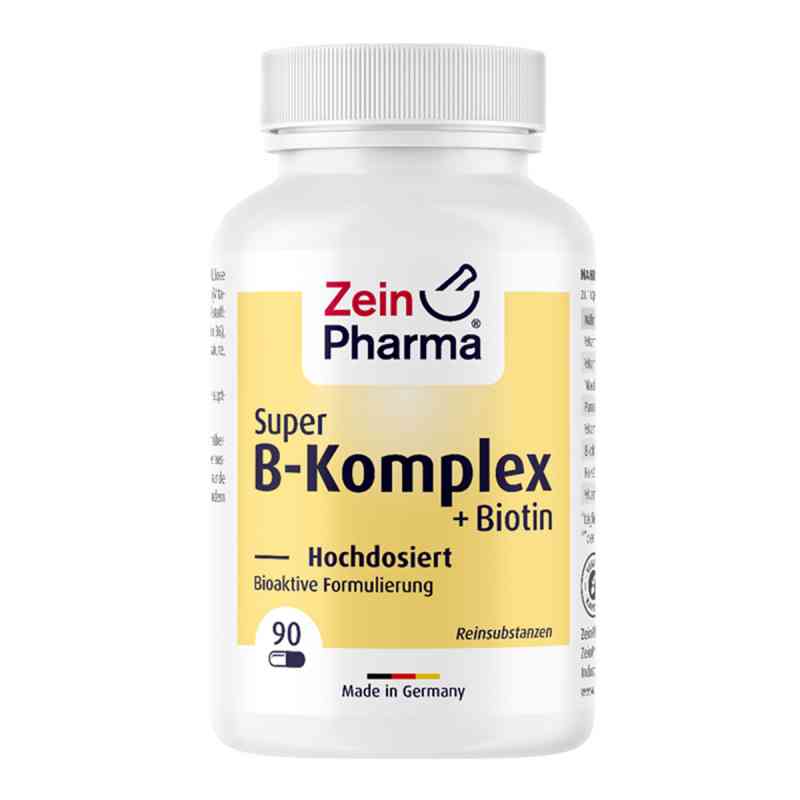 Super B-komplex+biotin Zeinpharma Kapseln 90 stk von ZeinPharma Germany GmbH PZN 14327868