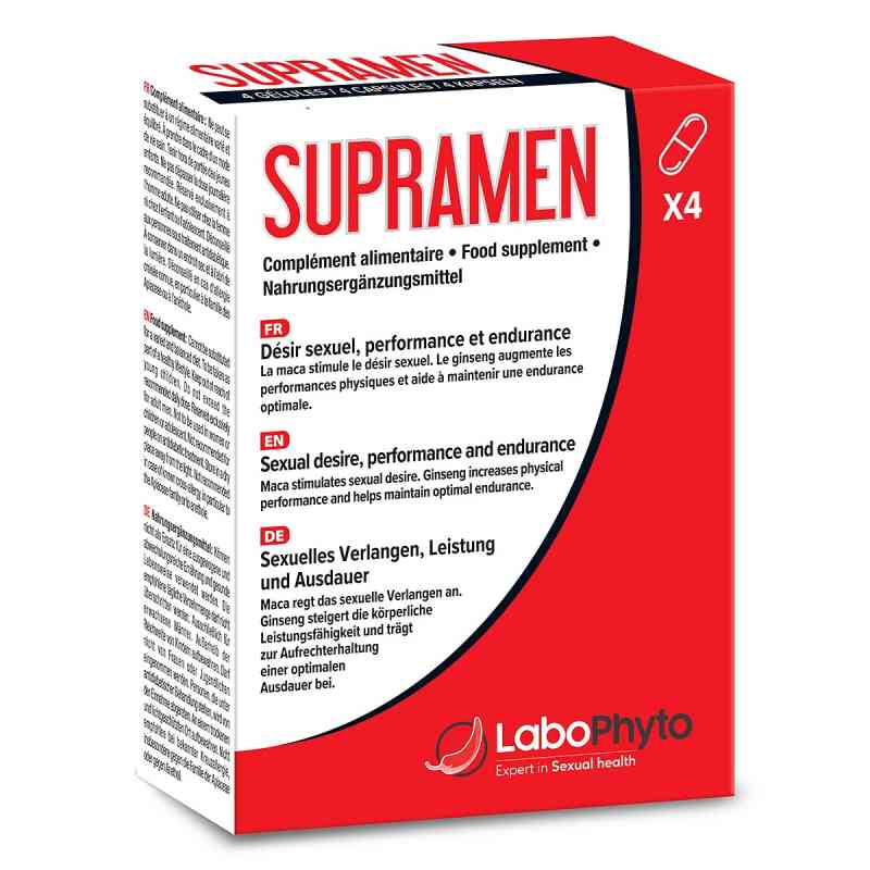 Supramen Kapseln 4 stk von LABOPHYTO SAS PZN 20512765