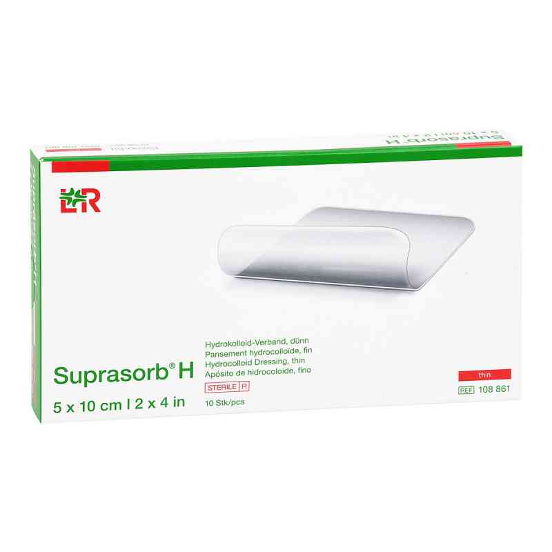 Suprasorb H Hydrokoll.verb.dünn 5x10 cm 10 stk von Lohmann & Rauscher GmbH & Co.KG PZN 15563335