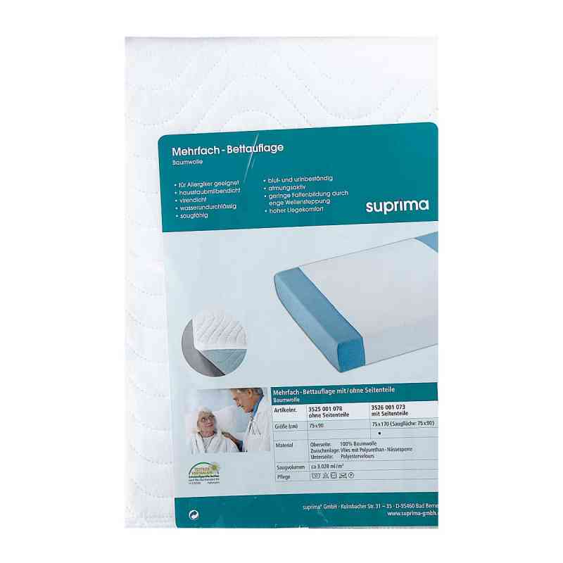 Suprima Bettauflage 3525 75x90cm Bw/pes/vi/pu 1 stk von suprima GmbH PZN 01368340