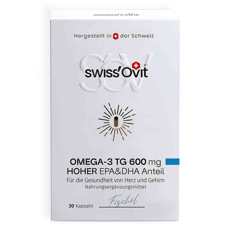 SwissOvit Omega-3 TG 600 mg Fischöl EPA + DHA Kapsel 30 stk von Forans Medical GmbH PZN 20082773