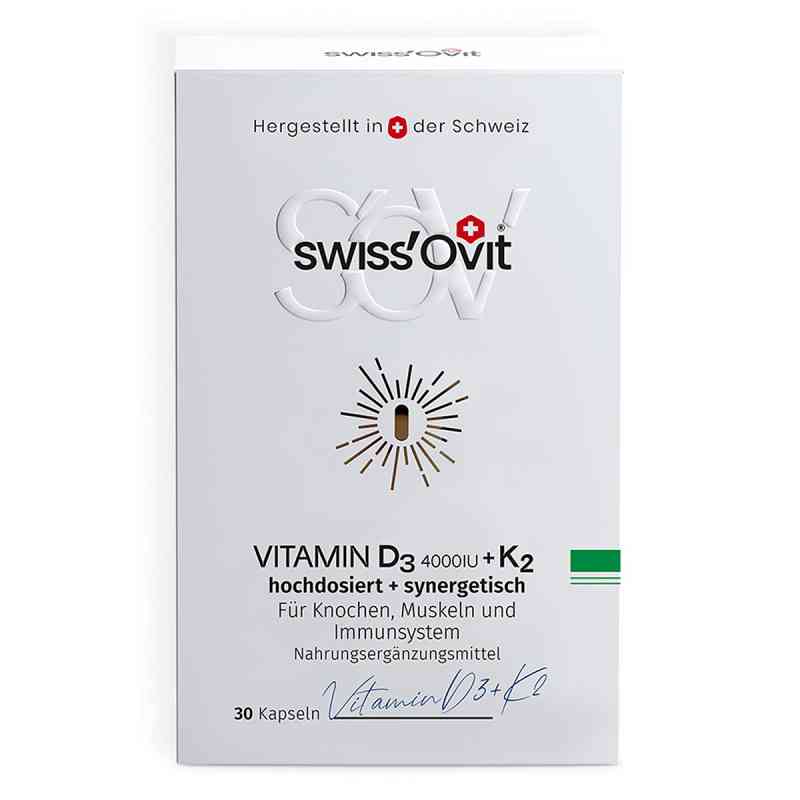 SwissOvit Vitamin D3 4000 i.E. + K2 Kapseln  30 stk von Forans Medical GmbH PZN 20082744
