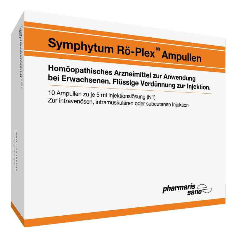 Symphytum Rö Plex Ampullen 10X5 ml von medphano Arzneimittel GmbH PZN 02180319