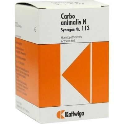 Synergon 113 Carbo animalis N Tabletten 200 stk von Kattwiga Arzneimittel GmbH PZN 04905382