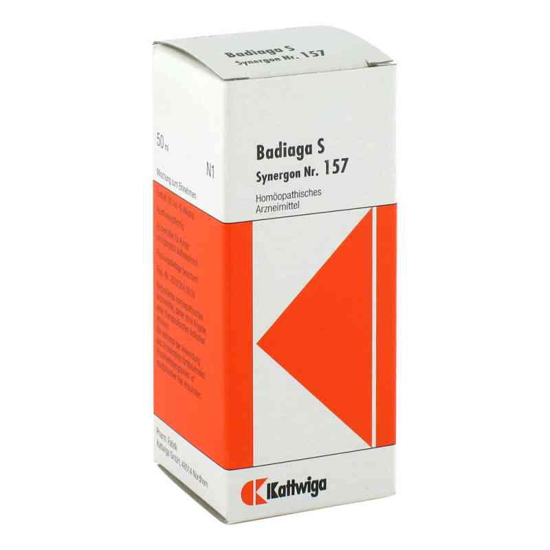 Synergon 157 Badiaga S Tropfen 50 ml von Kattwiga Arzneimittel GmbH PZN 00769367