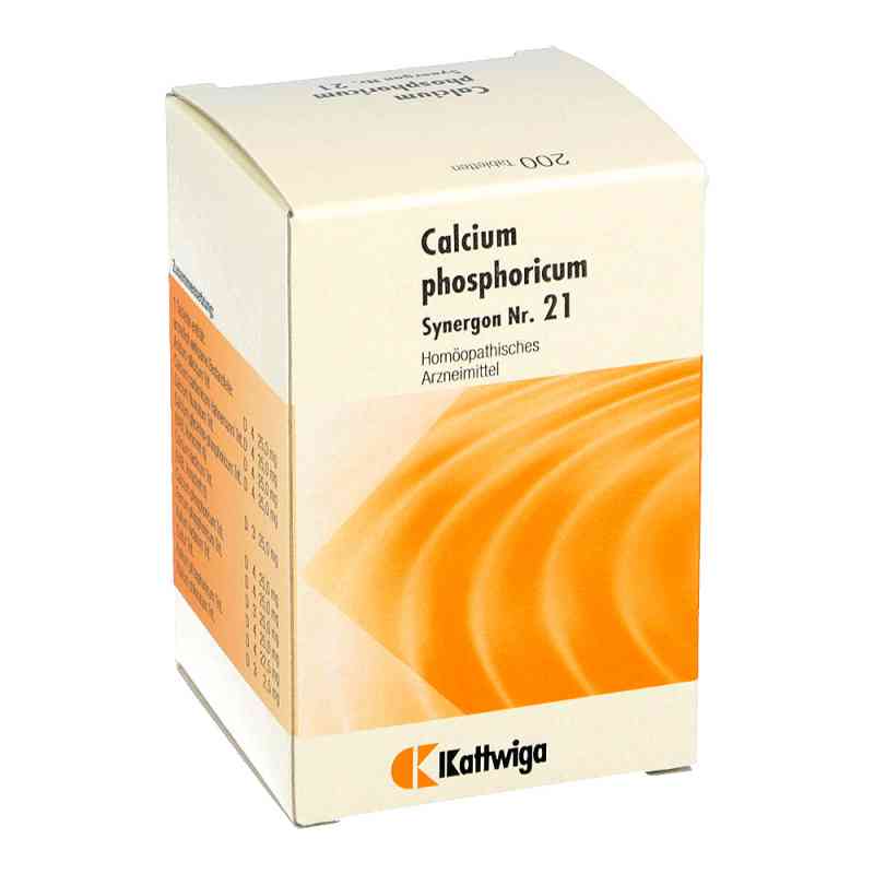 Synergon 21 Calcium phos. Tabletten 200 stk von Kattwiga Arzneimittel GmbH PZN 04905784