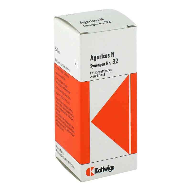Synergon 32 Agaricus N Tropfen 50 ml von Kattwiga Arzneimittel GmbH PZN 02386334