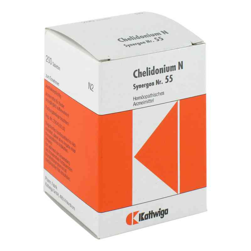Synergon 55 Chelidonium N Tabletten 200 stk von Kattwiga Arzneimittel GmbH PZN 04905436