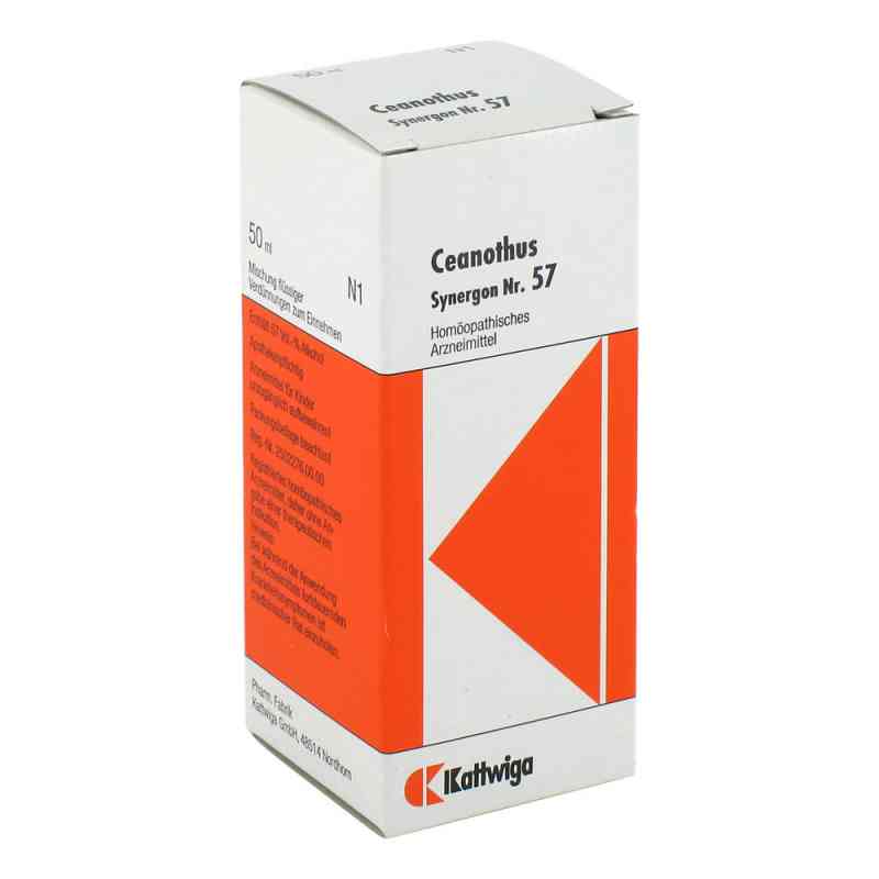 Synergon 57 Ceanothus Tropfen 50 ml von Kattwiga Arzneimittel GmbH PZN 01855525