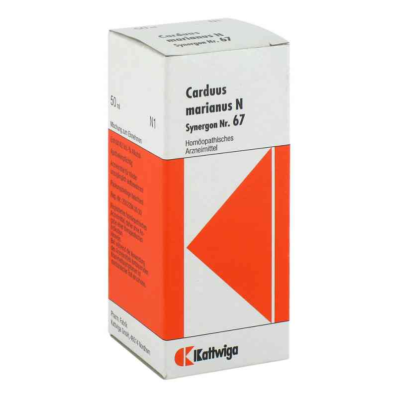 Synergon 67 Carduus marianus N Tropfen 50 ml von Kattwiga Arzneimittel GmbH PZN 03574813