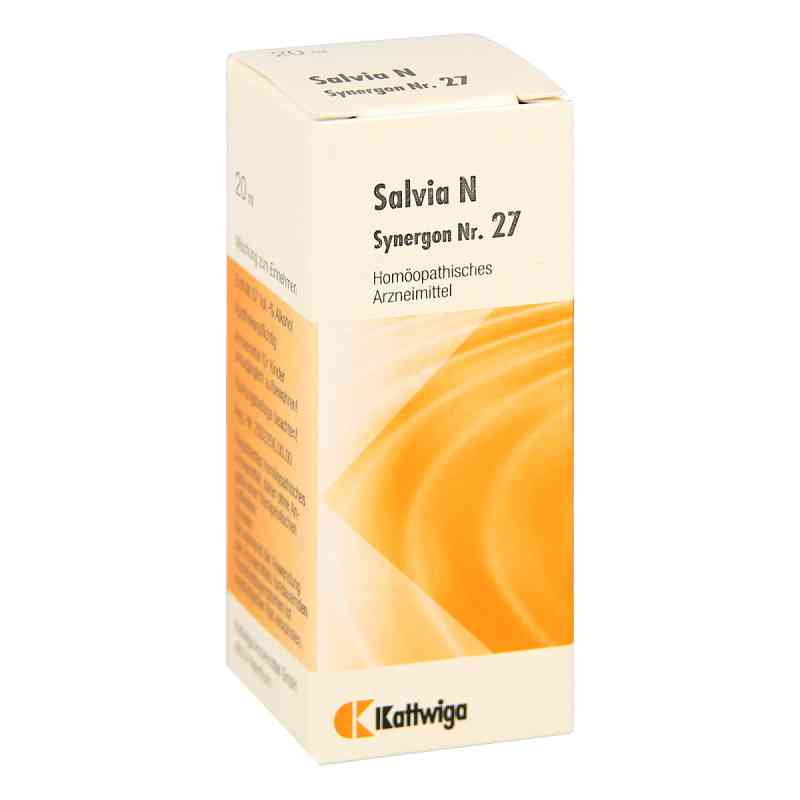 Synergon Komplex 27 Salvia N Tropfen 20 ml von Kattwiga Arzneimittel GmbH PZN 03574693